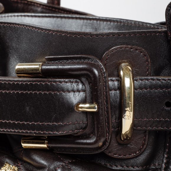 Burberry Prorsum Dark Brown Leather Beaton Bag - Picture 6 of 13